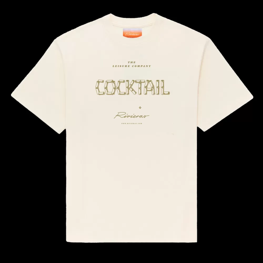 Store Rivieras "Cocktail” screen printed tee shirt